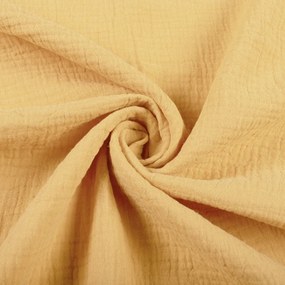 Biante Mušelínová plienka/dečka Nature MSN-059 Svetlo žltooranžová 120x120 cm