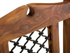 furniture-nabytek.cz - Masívna jedálenská súprava Merlin I z palisandra, lakovaná, hnedá – stôl 150x90 cm + 6 stoličiek