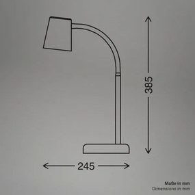 Briloner 7476-011 - Stolová lampa SKRIVA 1xGU10/9W/230V béžová