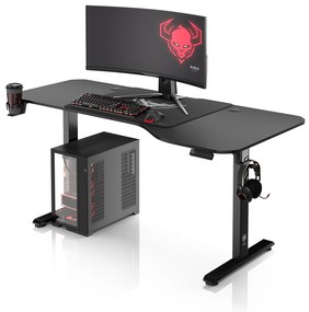 Výškovo Nastaviteľný Stôl Diablo X-Tensio 1600 Čierny