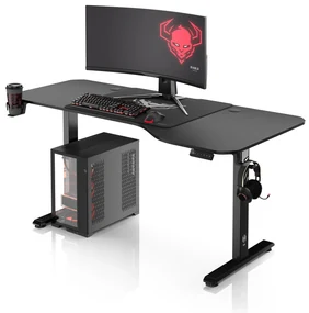 Výškovo Nastaviteľný Stôl Diablo X-Tensio 1600 Čierny