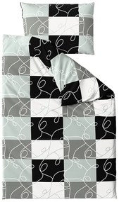 Bavlnené obliečky KASPARO BLEND sivé hotelová kapsa Rozmer obliečky: 70 x 90 cm | 140 x 200 cm