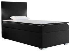 Čalúnená posteľ boxspring RENATA + vrchný matrac - sawana pik honey 14 / ľavá / 80x200