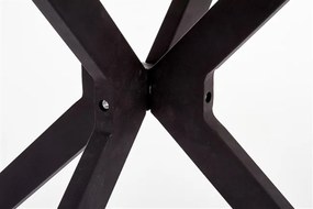 Okrúhly jedálenský stôl Averry čierny