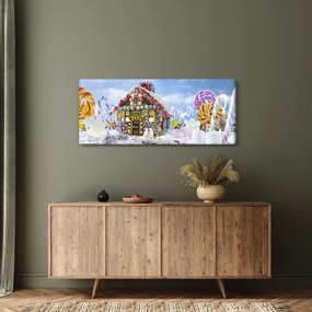 Obraz - Perníková chalúpka (120x50 cm)