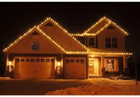 Vianočné svetielka vonkajšie FLASH teplá biela 500 LED