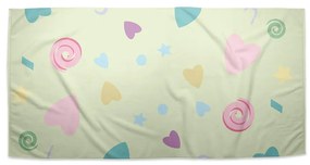 Sablio Uterák Srdiečka a špirály XL - 70x140 cm