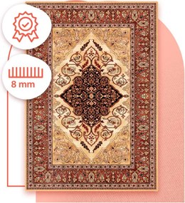 Koberec Agnella Isfahan Leyla jantárový