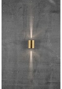 Nordlux - LED vonkajšie nástenné svietidlo CANTO 2xLED/6W/230V IP44 mosadz