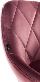 Pracovná stolička Lazio koženka - bordová