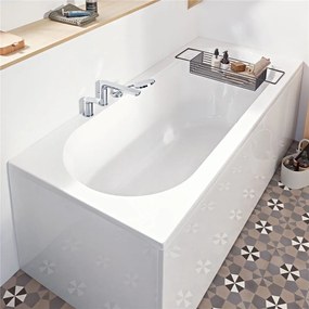 VILLEROY &amp; BOCH O.novo pravouhlá vaňa akrylátová, odtok v strede, 1800 x 800 x 500 mm, biela alpská, UBA180CAS2V-01