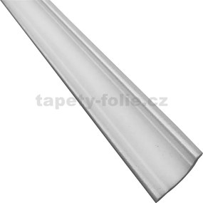 Polystyrénové dekoratívne lišty M03, rozmer 2000 x 35 x 35 mm, biela hladká, IMPOL TRADE