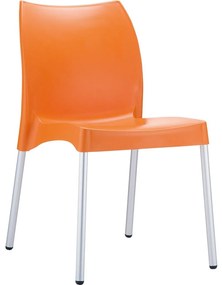 VITA záhradná stolička bez podrúčok orange