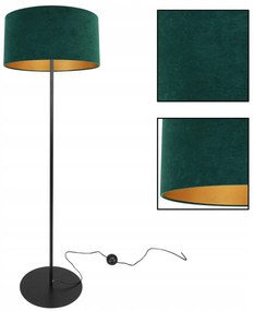 Podlahová lampa MEDIOLAN, 1x textilné tienidlo (výber z 10 farieb), (výber z 3 farieb konštrukcie), G