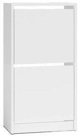 Skrinka na topánky dva diely biely