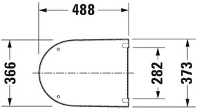 Duravit Darling New - WC sedátko, biela 0063390000