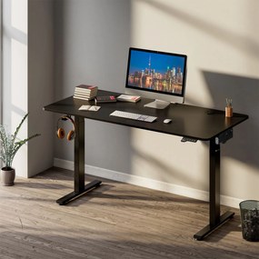 InternetovaZahrada Kancelársky stôl 120x60 cm - čierny