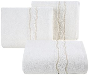 BAVLNENÝ UTERÁK KARIN 30X50 CM KRÉMOVÁ