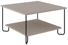 Sivý konferenčný stolík 80x80 cm Tonka – Marckeric