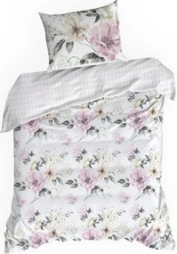 SATÉNOVÉ OBLIEČKY SPRING31 200X220 CM, 2 KS 70X80 CM KVETY