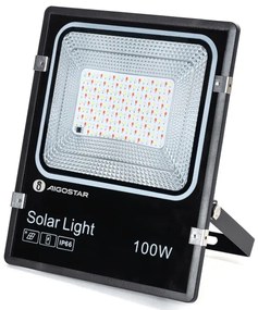 Aigostar - LED RGB Stmievateľný solárny reflektor LED/100W/3,2V IP66 + DO