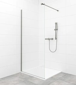 Sprchová zástena Walk-in 110 cm SAT vo farbe PVD Gun metal SATBWI110PRGM