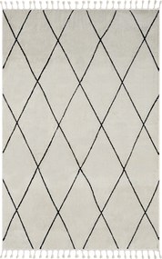 Kusový koberec Moroccan Fantasy weiß, 100x200, čiernobiela, obývacia izba, My Flair