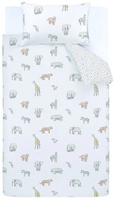 Bavlnená detská obliečka na jednolôžko 135x200 cm Zoo Animals – Bianca