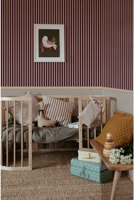 Tapeta hnedo béžové pruhy 280x50 cm