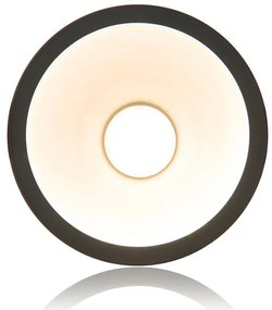 LED2 Kúpeľňové zápustné bodové LED osvetlenie ZERO, 10W, teplá biela, okrúhle, čierne, IP43