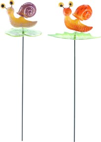 DEKORÁCIA NA HRNČEK / DO ZÁHRADY – ŠNEK 13 CM / 50 CM *5337