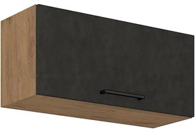 Skrinka do kuchyne VIGO grafit mat 80GU-36 1F