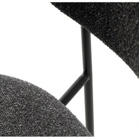 Tmavosivá jedálenská stolička Zama – Unique Furniture