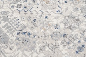 TA Koberec G549B BIELA/D_MODRÁ IDAHO HIL Rozmer: 80x150 cm