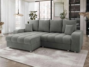 Mirjan24 Rohová sedačka do obývačky DUBLIN - šedá 1