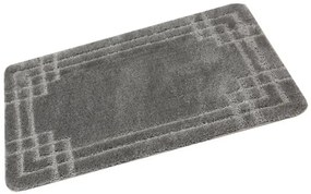 Kúpeľňový koberček Sego sivý, mozaika