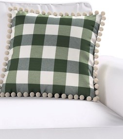 Viera s brmbolcami farba produktu zelená látka vzorované