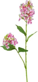Umelá rastlina divoká hortenzia 66 cm ružová