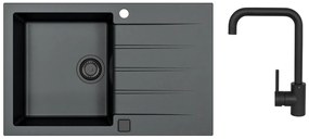 SET ALVEUS CADIT 20/91 BLACK ADDITION + BATERIE OZ - black addition