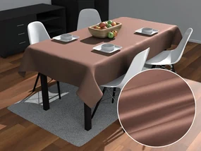Biante Saténový obdĺžnikový obrus polyesterový Satén LUX-L048 Bronzovo hnedý 140x200 cm