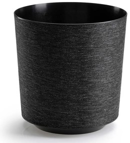 PLASTOVÝ KVETINÁČ ALOE TX 19,5X20 CM ČIERNA
