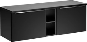 Comad Kúpeľňová skrinka pod umývadlo set Santa Fe Black 140 čierna