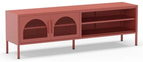 TV stolík v tehlovej farbe 160x50 cm Diora – Marckeric