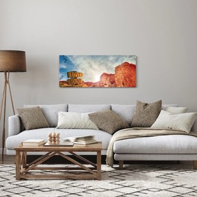 Obraz ukazovateľa s nápisom (120x50 cm)