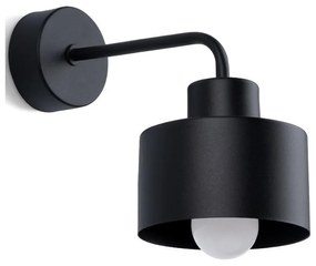 Sollux SL.1129 - Nástenná lampa SAVAR 1xE27/60W/230V čierna
