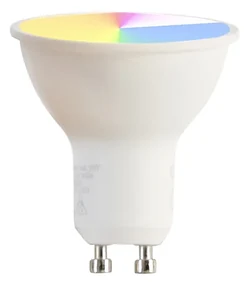 Inteligentný 1-fázový koľajnicový systém s 10 reflektormi biely vrátane WiFi GU10 - Jeana