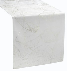 OBRUS BLINK 16 35X140 CM BIELY