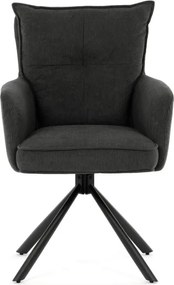 Jedálenská stolička sivá HC-X1128 GREY2