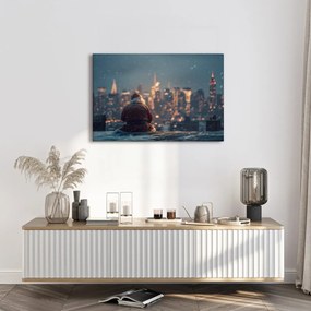 Obraz santa vo veľkomeste