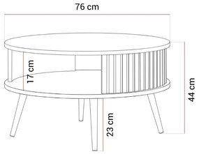 OKRÚHLY KONFERENČNÝ STOLÍK MATTIAS ČIERNY